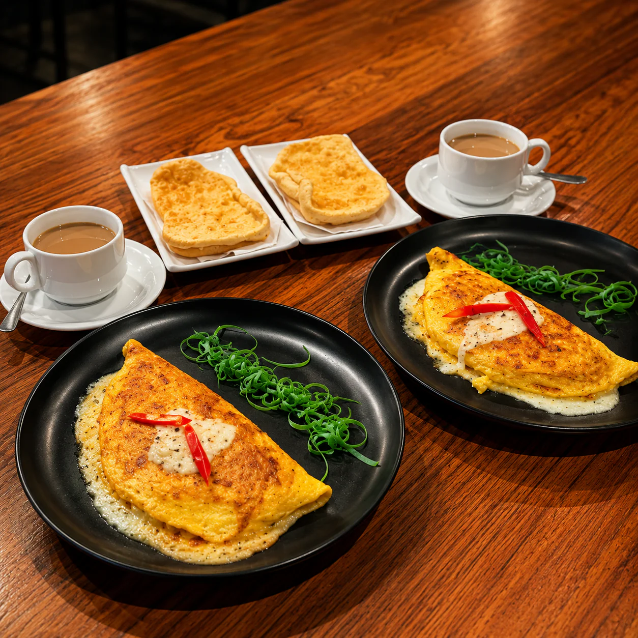 2 Omelette Mixtos + 2 Hojaldras + 2 Cafés por solo $10 en JB Potrerillos - Chiriquí - Image 2