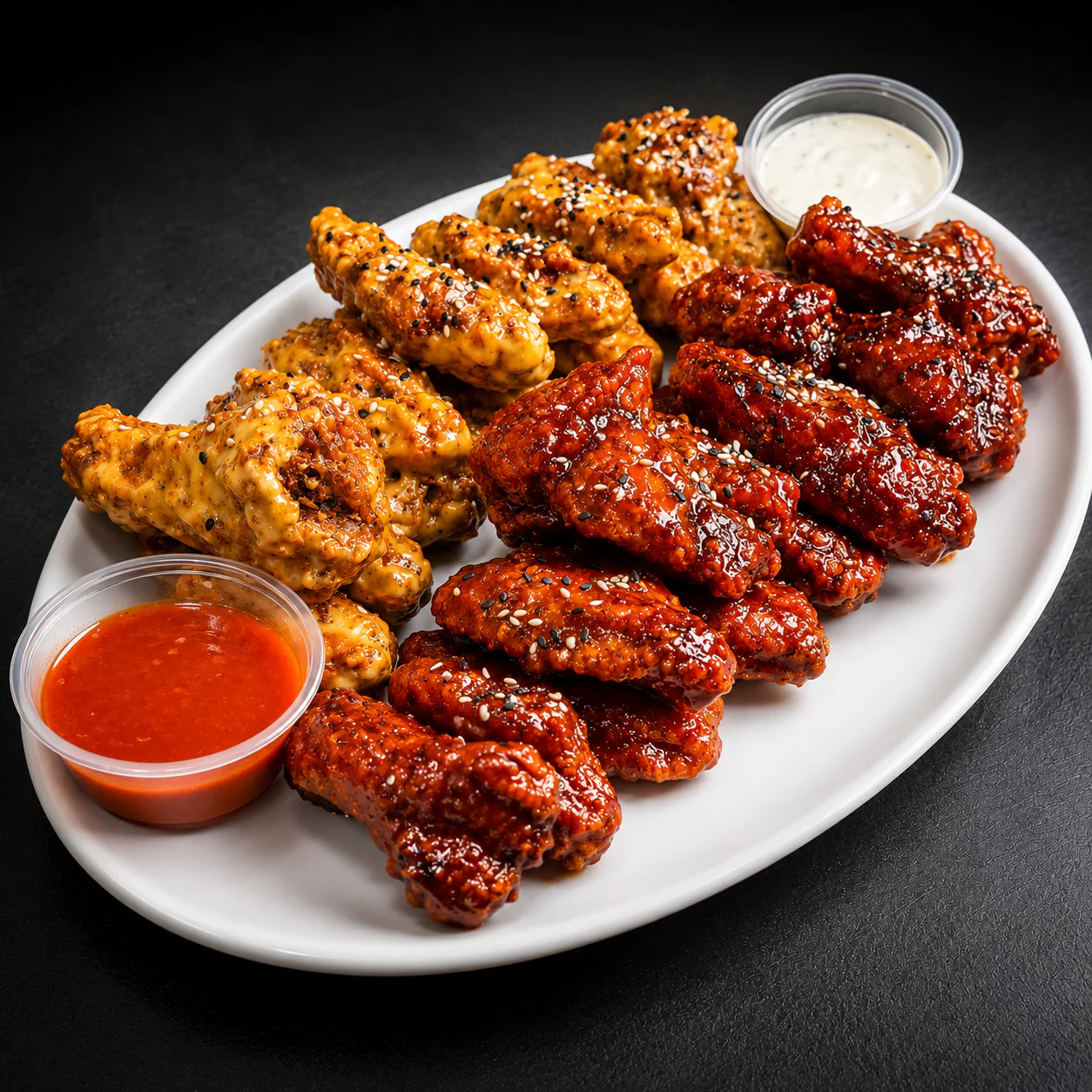 24 Alitas + 4 Salsas por solo $9.99 en Alitas Salvajes Pub