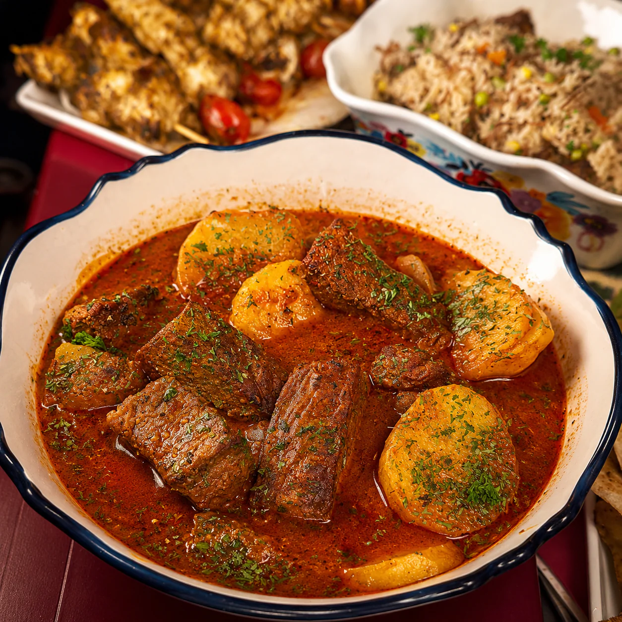 All You Can Eat Turco para 2 Personas con Shawarma, Pinchos, Pizzas Turcas y Té Caliente por $30 en Estambul Turkish Delight - Image 10