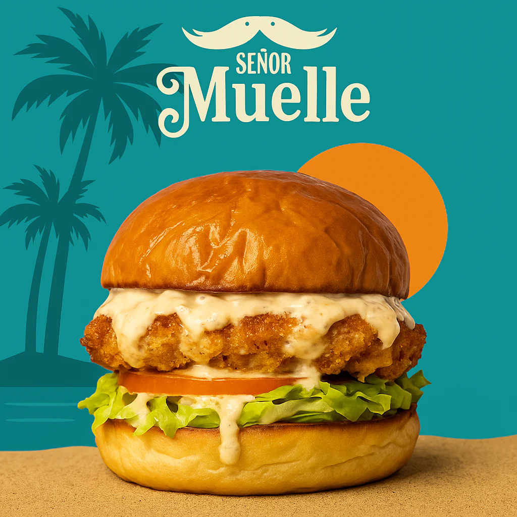 2 Fish Burgers + 2 Sodas por solo $10 en Señor Muelle - Image 5