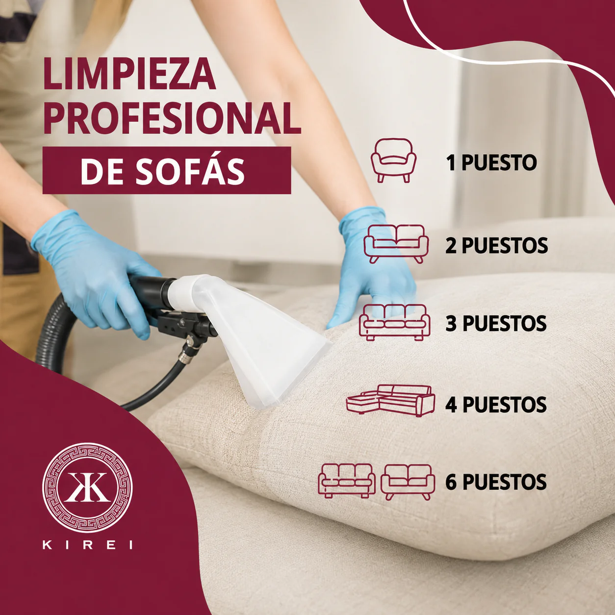Limpieza Profesional de Sofás, Colchones y Muebles desde $8 en Kirei Services - Image 5