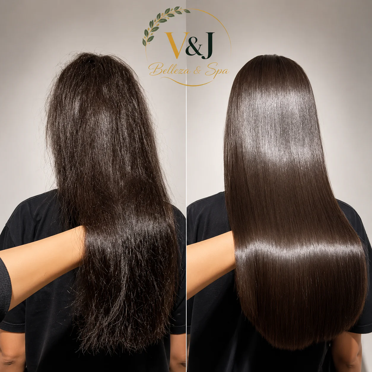 Luce un Cabello Radiante con Keratina Brasileña Amitys desde solo $45 en V&J Belleza and Spa - Image 3